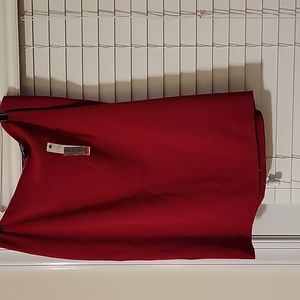Eileen Tracy Red Skirt